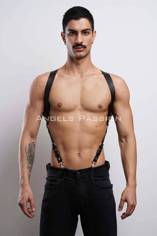 Erkek Göğüs Harness, Erkek Pantolon Kemer, Deri Erkek Kemer - APFTM146