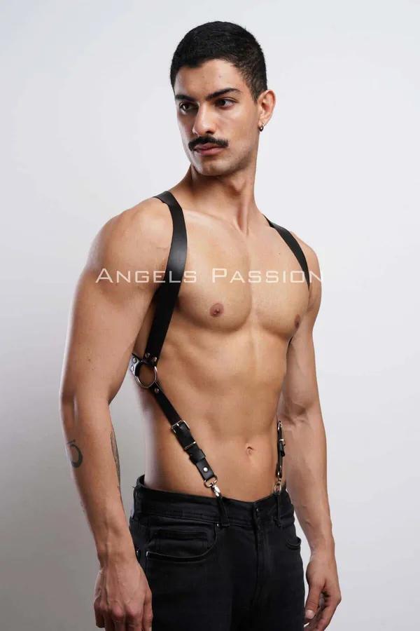 Erkek Göğüs Harness, Erkek Pantolon Kemer, Deri Erkek Kemer - APFTM146