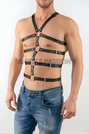 Erkek Fantazi Giyim Erkek Harness - APFTM54