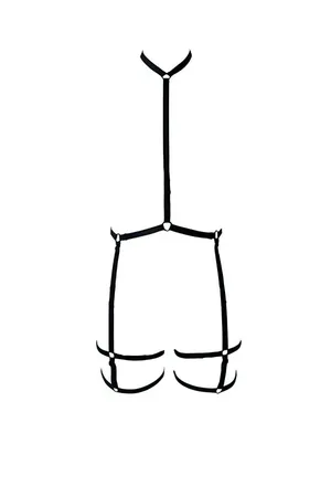 Bel - Boyun ve Bacaktan Bağlamalı Harness Jartiyer - APFT150