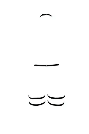 Bel - Boyun ve Bacaktan Bağlamalı Harness Jartiyer - APFT150