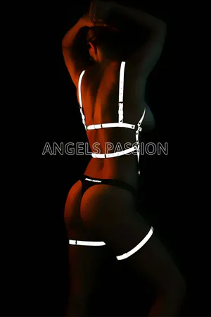 Bayan İç Giyim Dans Kostümleri Reflektörlü Harness - APFT461