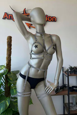 Karanlıkta Parlayan Jartiyer Takım Harness - APFT488