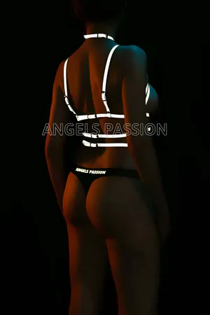 Reflektörlü Göğüs Üzeri Harness Karanlıkta Parlayan Harness - APFT430