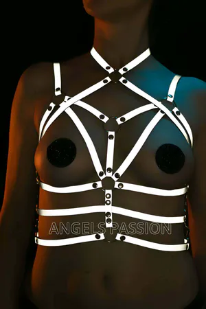 Reflektörlü Göğüs Üzeri Harness Karanlıkta Parlayan Harness - APFT430