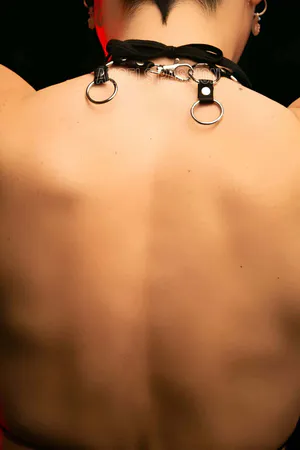 Işık Dalgası Choker - Lastik Işık Yansıma Choker - APFT575