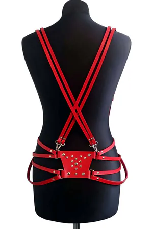 Fantazi Deri Omuzdan Askılı Harness - APFT918