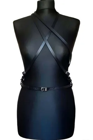 Fantazi Şık Deri Göğüs Harness - APFT919