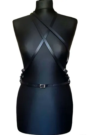 Fantazi Şık Deri Göğüs Harness - APFT919