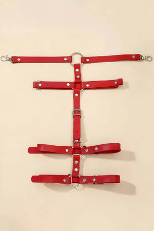 Şık Deri Tek Bacaklı Jartiyer Harness - APFT942