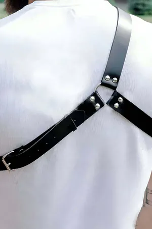 Erkek Tek Omuzdan Askılı Deri Aksesuarı - APFTM127