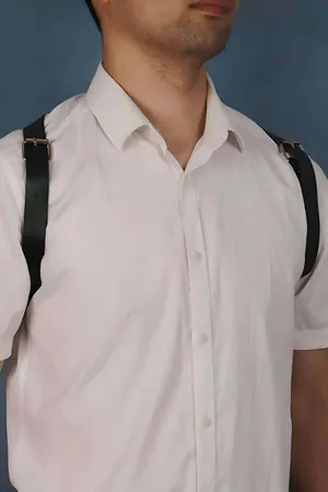 Erkak Deri Göğüs Harness - APFTM128