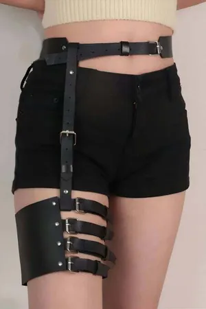 Seksi Deri Jartiyer Aksesuarı - APFT1173