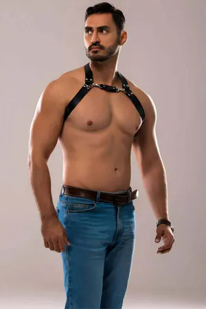 Erkek Deri Göğüs Harness - APFTM139