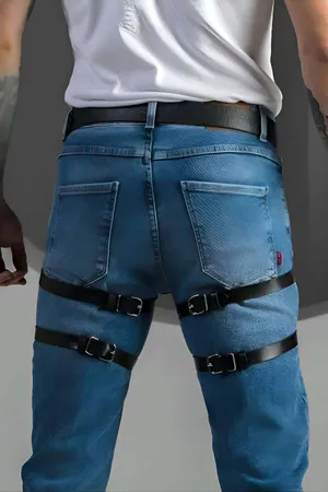 Erkek Kemer ve Bacak Aksesuar, Tarz Erkek Bacak Kemer - APFTM174