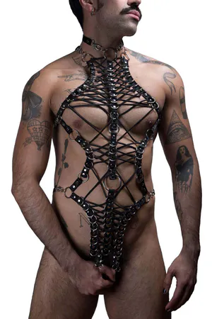 Erkek Lastik Body Harness - APFTM186