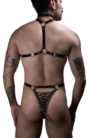 Erkek Lastik Body Harness - APFTM186