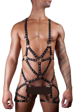 Erkek Dody Lastik Harness - APFTM187