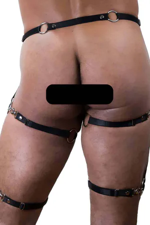 Erkrk Fantazi Lastik Jartiyer Harness - APFTM189