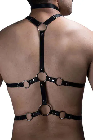 Erkek Lastik Göğüs Harness - APFTM192