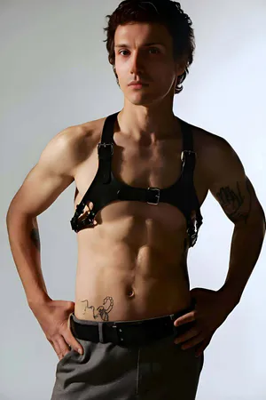 Erkek Göğüs Harness, Deri Erkek Göğüs Harness, Erkek Göğüs Kemer - APFTM144