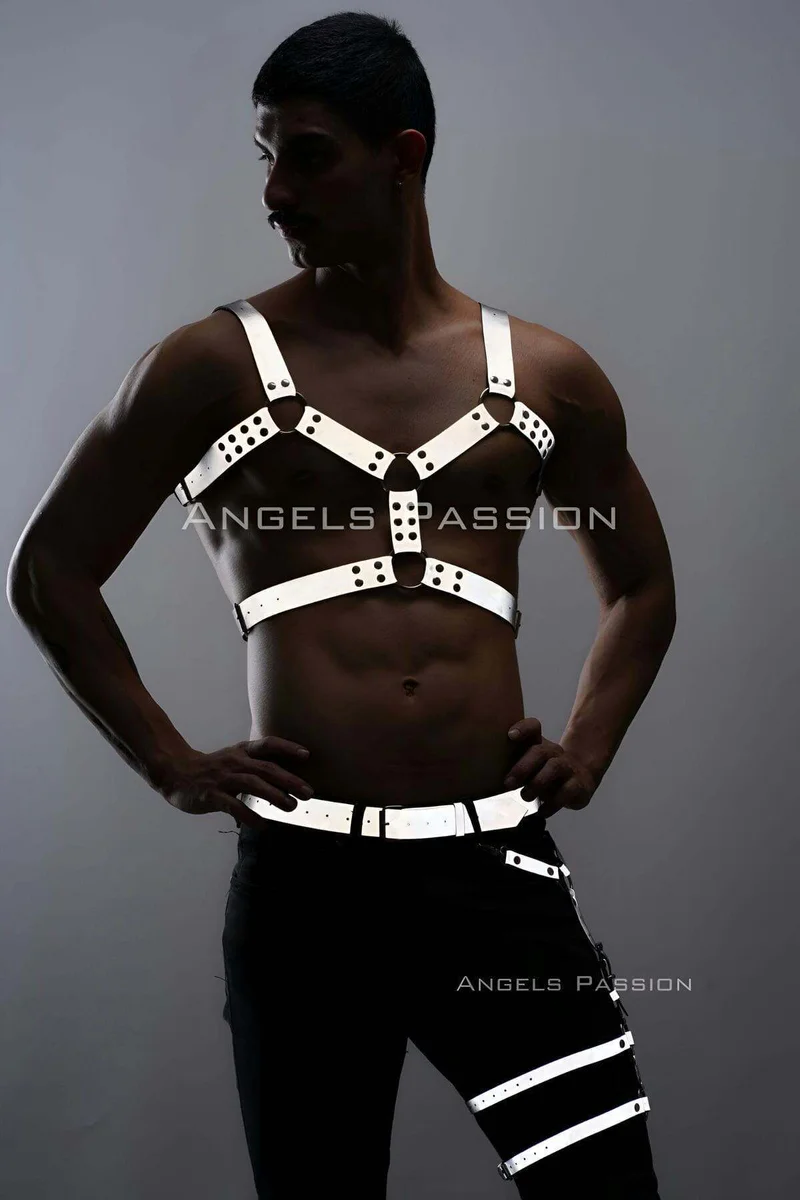 Reflective Chest & Leg Harness Set - 6
