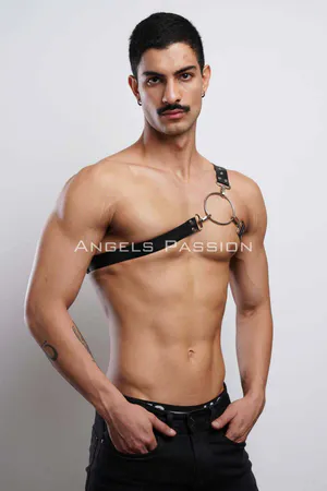 Tek Omuz Erkek Harness, Fantazi Erkek Dış Giyim - APFTM177