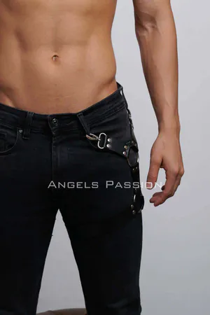 Deri Bacak Aksesuarı, Erkek Pantolon Bacak Aksesuar - APFTM51