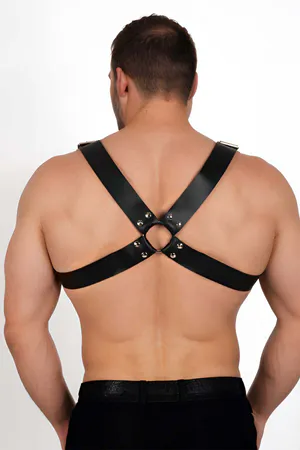 Erkek Göğüs Harness, Deri Erkek Fantazi Giyim, Erkek Clubwear - APFTM214