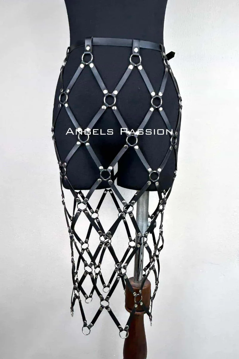 Siyah File Deri Harness E
