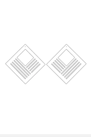 Siyah Geometrik Kare Küpe, Şık Lazer Kesim Deri Küpe - APBJ010