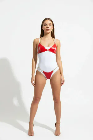 Gümüş Kadın Kemer Zincir Detaylı İnce Vücut Aksesuarı - APFT1424