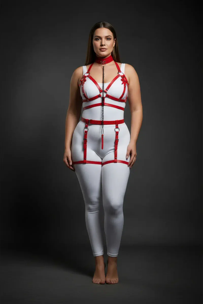 Red Harness Lingerie