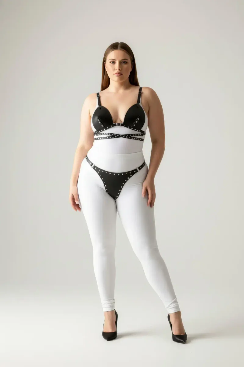 Studded Thong Harness