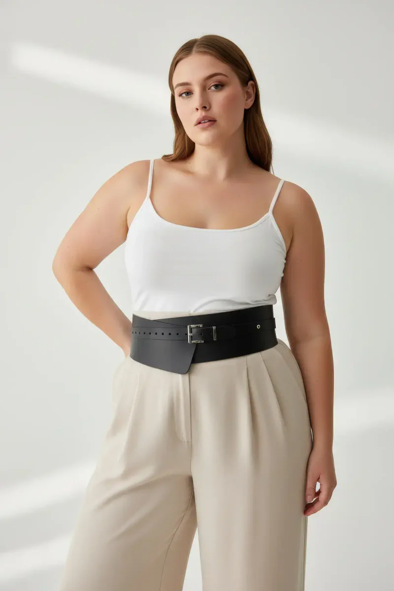 Plus size corset waist belt