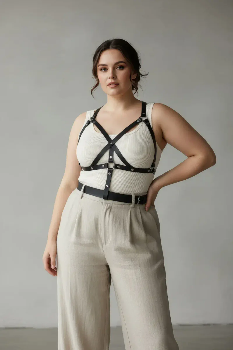 X-Strap Chest Harness Black F