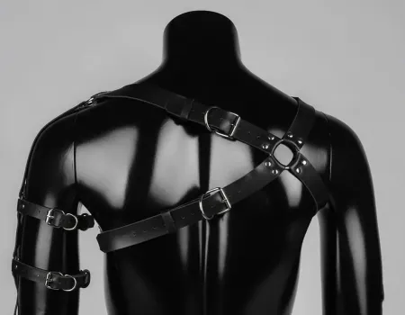 Tek Omuz Erkek Harness, Erkek Göğüs ve Omuz Harness - APFTM241