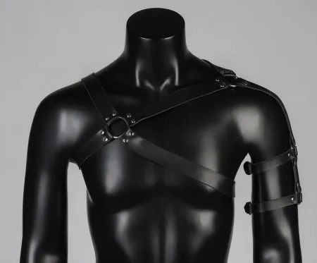 Tek Omuz Erkek Harness, Erkek Göğüs ve Omuz Harness - APFTM241
